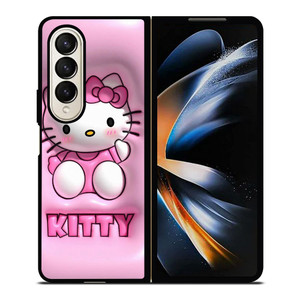 CUTE PINK HELLO KITTY Samsung Galaxy Z Fold 4 Case Cover