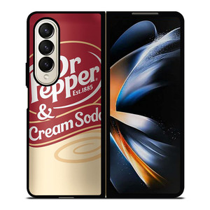 DR PEPPER BANANA CREAM SODA Samsung Galaxy Z Fold 4 Case Cover DR PEPPER BANANA CREAM SODA Samsung Galaxy Z Fold 4 Case Cover