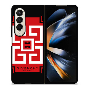 GIVENCHY PARIS RED LOGO Samsung Galaxy Z Fold 4 Case Cover