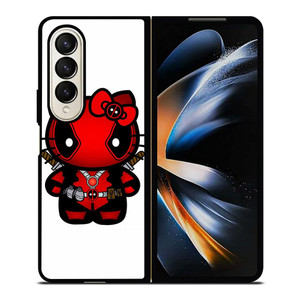HELLO KITTY DEADPOOL MARVEL Samsung Galaxy Z Fold 4 Case Cover HELLO KITTY DEADPOOL MARVEL Samsung Galaxy Z Fold 4 Case Cover