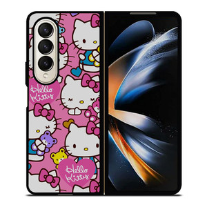 HELLO KITTY PINK Samsung Galaxy Z Fold 4 Case Cover