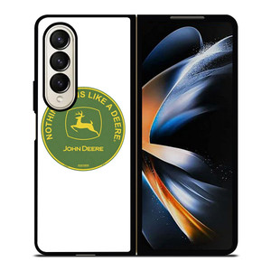 JOHN DEERE TRACTOR LOGO RUNS LIKE A DEER Samsung Galaxy Z Fold 4 Case Cover