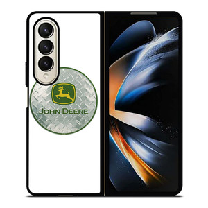 JOHN DEERE TRACTOR METAL LOGO Samsung Galaxy Z Fold 4 Case Cover