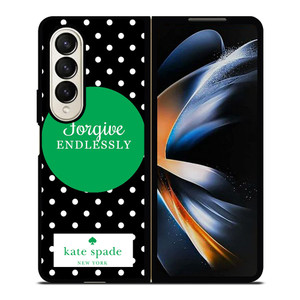 KATE SPADE NEW YORK FORGIVE ENDLESSLY Samsung Galaxy Z Fold 4 Case Cover KATE SPADE NEW YORK FORGIVE ENDLESSLY Samsung Galaxy Z Fold 4 Case Cover