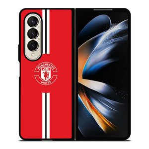 MANCHESTER UNITED FC LOGO FOOTBALL CLUB RED DEVILS ICON Samsung Galaxy Z Fold 4 Case Cover