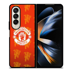 MANCHESTER UNITED FC LOGO RED DEVILS Samsung Galaxy Z Fold 4 Case Cover
