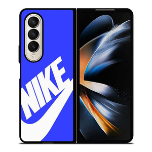 NIKE LOGO BLUE Samsung Galaxy Z Fold 4 Case Cover
