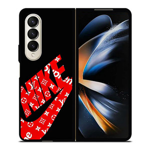 NIKE LV LOUIS VUITTON LOGO Samsung Galaxy Z Fold 4 Case Cover