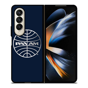 PAN AM LOGO AIRLINE AMERICAN AIRWAYS Samsung Galaxy Z Fold 4 Case Cover