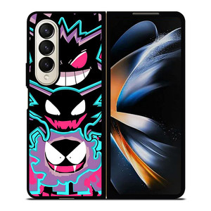 POKEMON GENGAR CUTE POCKET MONSTER Samsung Galaxy Z Fold 4 Case Cover POKEMON GENGAR CUTE POCKET MONSTER Samsung Galaxy Z Fold 4 Case Cover