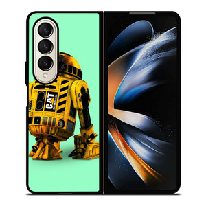 R2D2 STAR WARS CATERPILLAR ROBOT Samsung Galaxy Z Fold 4 Case Cover