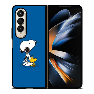 SNOOPY AND WOODSTOCK THE PEANUTS Samsung Galaxy Z Fold 4 Case Cover