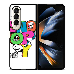 SNOOPY THE PEANUTS CARTOON Samsung Galaxy Z Fold 4 Case Cover