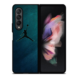 AIR JORDAN LOGO NIKE BLUE Samsung Galaxy Z Fold 3 Case Cover