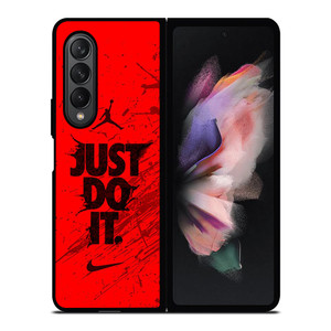 AIR JORDAN NIKE JUST DO IT Samsung Galaxy Z Fold 3 Case Cover AIR JORDAN NIKE JUST DO IT Samsung Galaxy Z Fold 3 Case Cover
