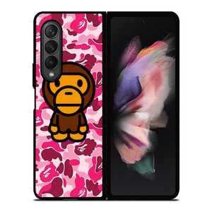 BABY MILO BAPE CAMO Samsung Galaxy Z Fold 3 Case Cover