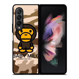 BABY MILO CAMO BAPE BATHING APE Samsung Galaxy Z Fold 3 Case Cover BABY MILO CAMO BAPE BATHING APE Samsung Galaxy Z Fold 3 Case Cover