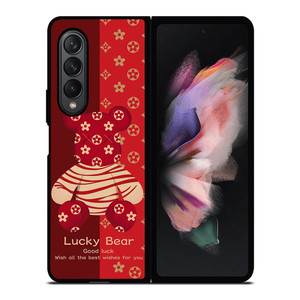 BEAR BRICK KAWS LUCKY Samsung Galaxy Z Fold 3 Case Cover BEAR BRICK KAWS LUCKY Samsung Galaxy Z Fold 3 Case Cover