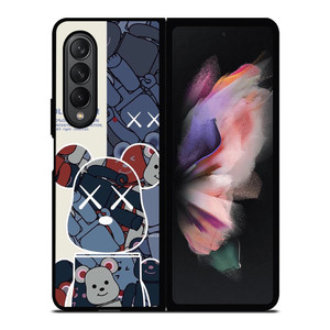 BEAR BRICK VIOLENT BEAR KAWS Samsung Galaxy Z Fold 3 Case Cover
