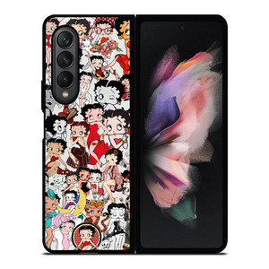 BETTY BOOP CARTOON COLLAGE Samsung Galaxy Z Fold 3 Case Cover