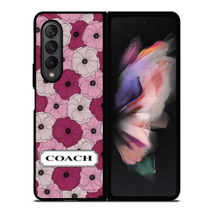 COACH NEW YORK LOGO PURPLE FLOWER Samsung Galaxy Z Fold 3 Case Cover COACH NEW YORK LOGO PURPLE FLOWER Samsung Galaxy Z Fold 3 Case Cover