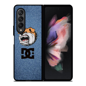 DC SKATE SHOES LOGO BULL DOG Samsung Galaxy Z Fold 3 Case Cover