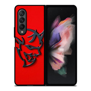 DODGE DEMON LOGO RED Samsung Galaxy Z Fold 3 Case Cover