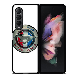 FORD MUSTANG LOGO CIRCLE Samsung Galaxy Z Fold 3 Case Cover