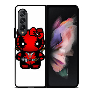 HELLO KITTY DEADPOOL MARVEL Samsung Galaxy Z Fold 3 Case Cover HELLO KITTY DEADPOOL MARVEL Samsung Galaxy Z Fold 3 Case Cover