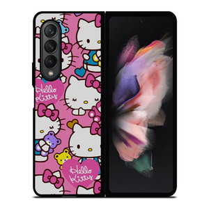 HELLO KITTY PINK Samsung Galaxy Z Fold 3 Case Cover