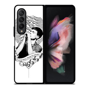 JOY DIVISION LOVE WILL TEAR US APPART Samsung Galaxy Z Fold 3 Case Cover JOY DIVISION LOVE WILL TEAR US APPART Samsung Galaxy Z Fold 3 Case Cover