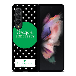 KATE SPADE NEW YORK FORGIVE ENDLESSLY Samsung Galaxy Z Fold 3 Case Cover KATE SPADE NEW YORK FORGIVE ENDLESSLY Samsung Galaxy Z Fold 3 Case Cover