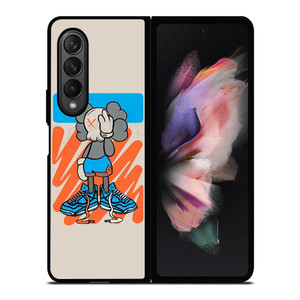 KAWS AIR JORDAN MASCOT Samsung Galaxy Z Fold 3 Case Cover