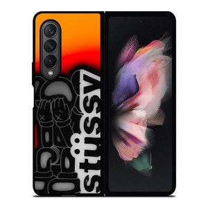 KAWS STUSSY Samsung Galaxy Z Fold 3 Case Cover