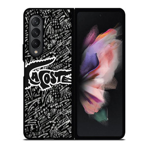 LACOSTE LOGO BLACK AND WHITE Samsung Galaxy Z Fold 3 Case Cover