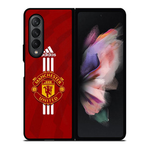 MANCHESTER UNITED FC FOOTBALL LOGO ADIDAS Samsung Galaxy Z Fold 3 Case Cover