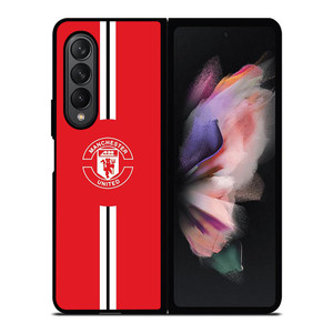 MANCHESTER UNITED FC LOGO FOOTBALL CLUB RED DEVILS ICON Samsung Galaxy Z Fold 3 Case Cover