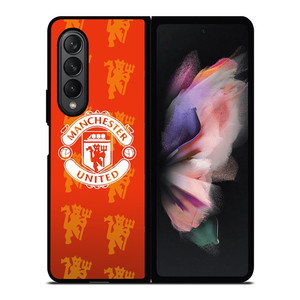 MANCHESTER UNITED FC LOGO RED DEVILS Samsung Galaxy Z Fold 3 Case Cover