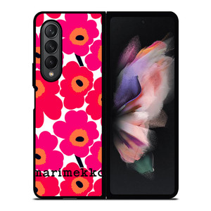 MARIMEKKO UNIKO RED FLOWER Samsung Galaxy Z Fold 3 Case Cover