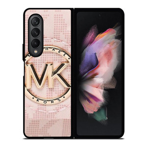 MICHAEL KORS LOGO MK PINK Samsung Galaxy Z Fold 3 Case Cover