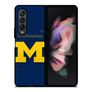 MICHIGAN WOLVERINES LOGO NIKE UNIVERSITY FOOTBALL Samsung Galaxy Z Fold 3 Case Cover