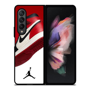 NIKE AIR JORDAN SHOE LOGO Samsung Galaxy Z Fold 3 Case Cover