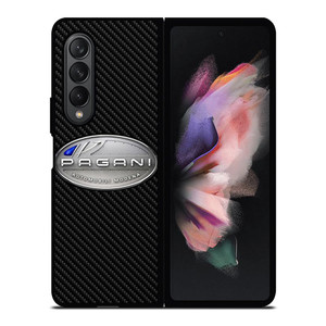 PAGANI CAR LOGO CARBON Samsung Galaxy Z Fold 3 Case Cover PAGANI CAR LOGO CARBON Samsung Galaxy Z Fold 3 Case Cover