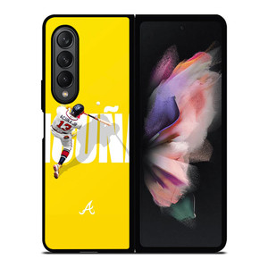 RONALD ACUNA JR ATLANTA BRAVES 13 Samsung Galaxy Z Fold 3 Case Cover