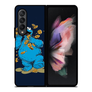 SESAME STREET COOKIE MONSTER Samsung Galaxy Z Fold 3 Case Cover SESAME STREET COOKIE MONSTER Samsung Galaxy Z Fold 3 Case Cover