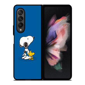 SNOOPY AND WOODSTOCK THE PEANUTS Samsung Galaxy Z Fold 3 Case Cover SNOOPY AND WOODSTOCK THE PEANUTS Samsung Galaxy Z Fold 3 Case Cover