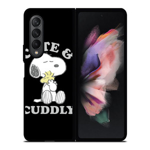 SNOOPY THE PEANUTS CUTE AND CUDDLY Samsung Galaxy Z Fold 3 Case Cover