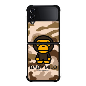 BABY MILO CAMO BAPE BATHING APE Samsung Galaxy Z Flip 4 Case Cover BABY MILO CAMO BAPE BATHING APE Samsung Galaxy Z Flip 4 Case Cover