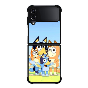 BLUEY CHARACTERS CARTOON Samsung Galaxy Z Flip 4 Case Cover