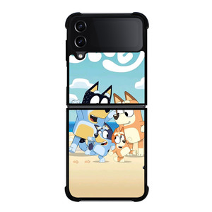 BLUEY HEELERS FAMILY CARTOON Samsung Galaxy Z Flip 4 Case Cover